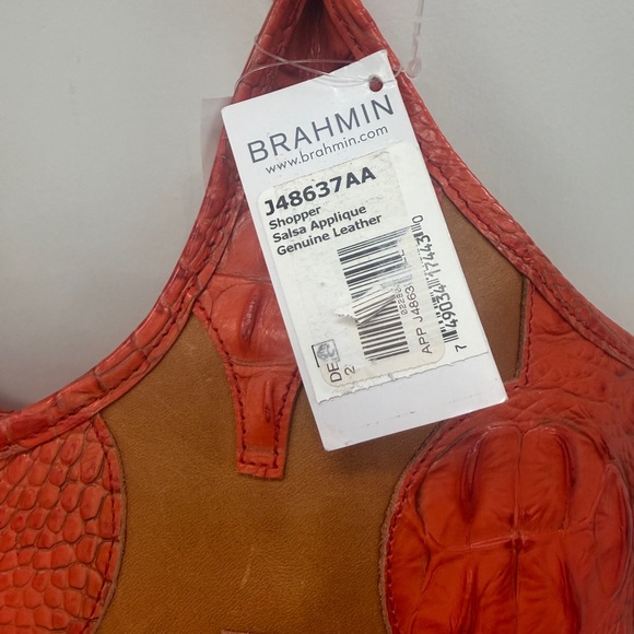 Brahmin Burnt Orange Salsa Tote Bag NWT - Picture 2 of 4